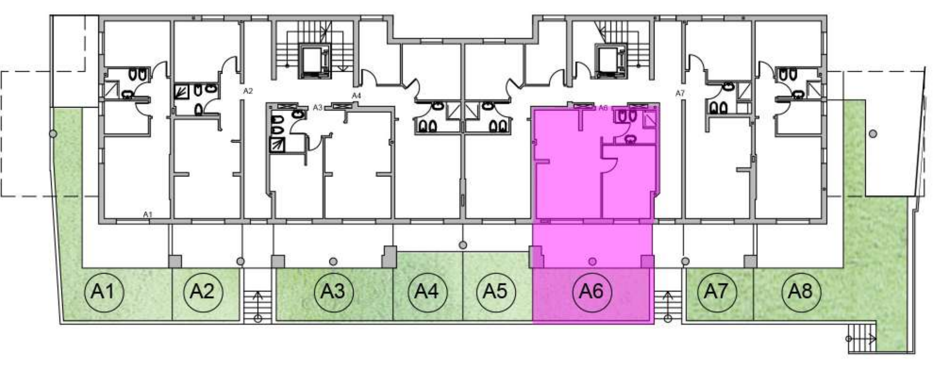 Dimora A6 + 241.5 M.s.l