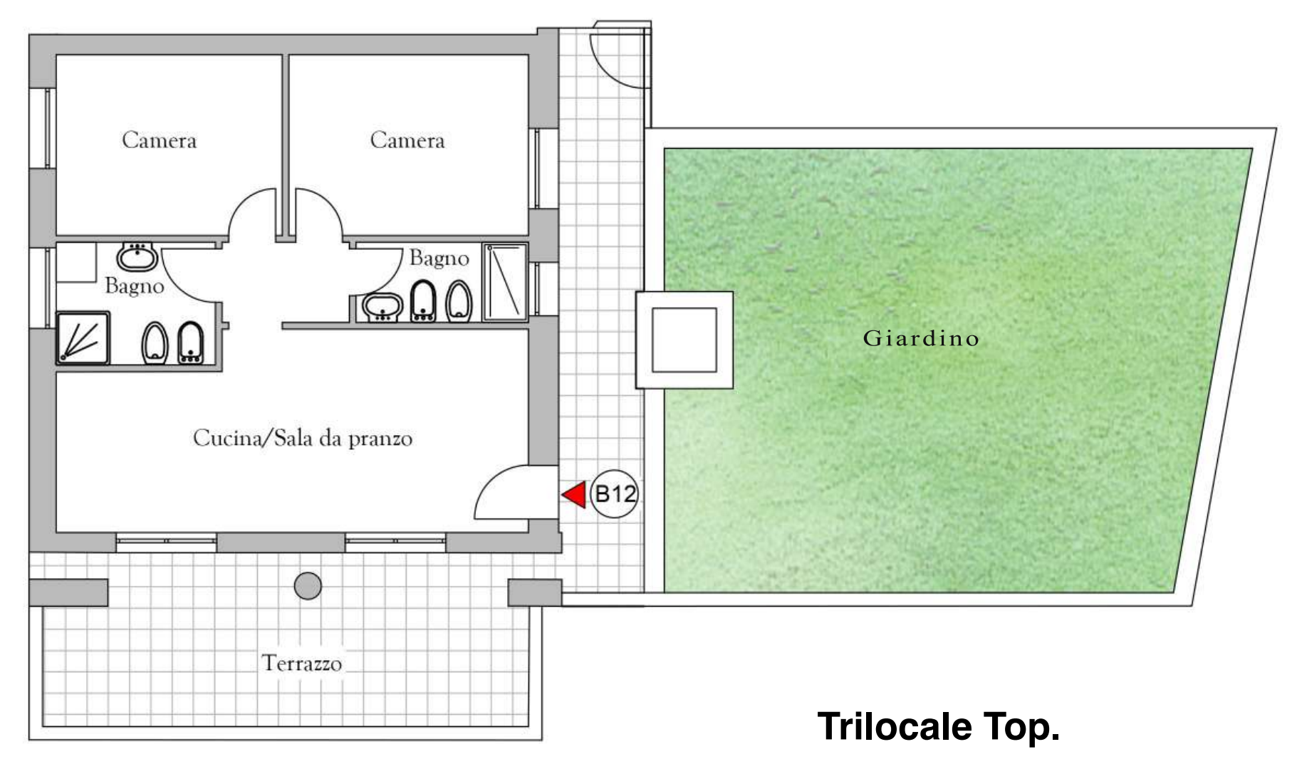 Dimora B12 + 239.5 M.s.l