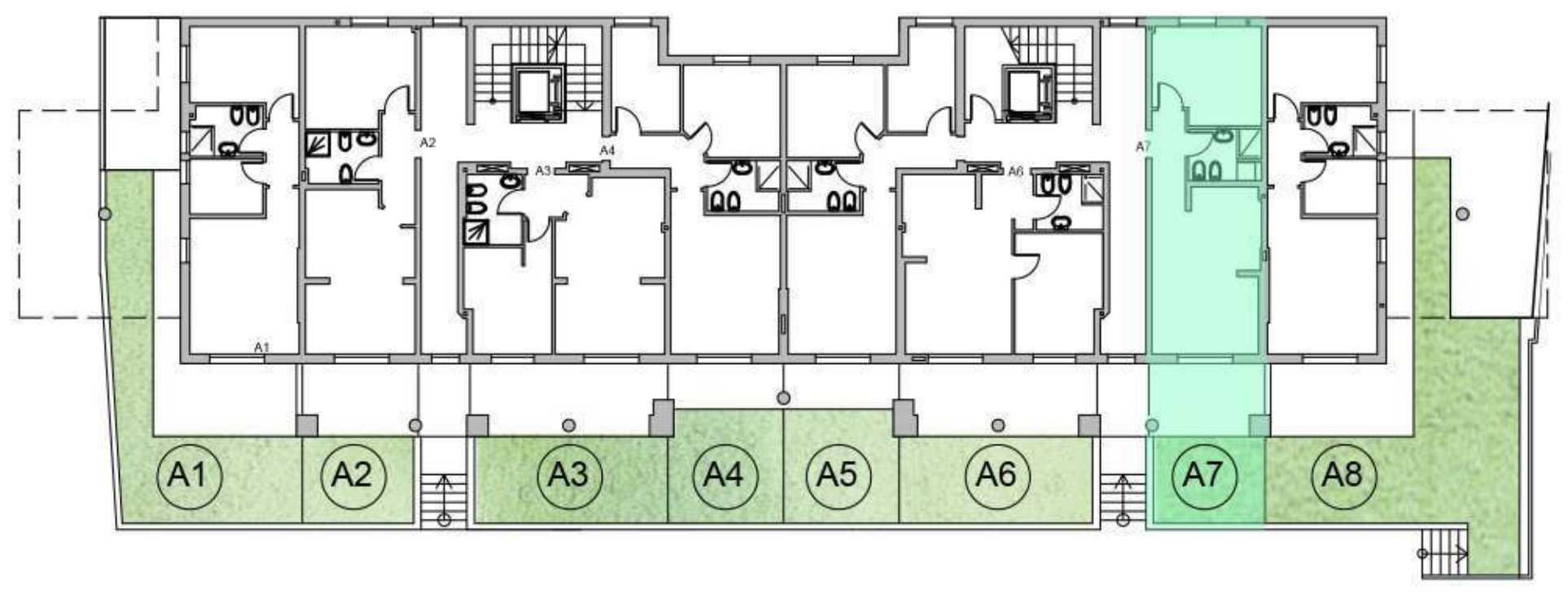 Dimora A7 + 241.5 M.s.l